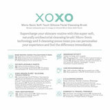 Magnitone XOXO SoftTouch Silicone Cleansing Brush Pink