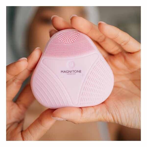 Magnitone XOXO SoftTouch Silicone Cleansing Brush Pink