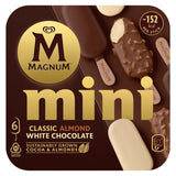 Magnum Mini Classic Almond &amp;amp; White Chocolate Ice Cream Sticks   6 x 55ml