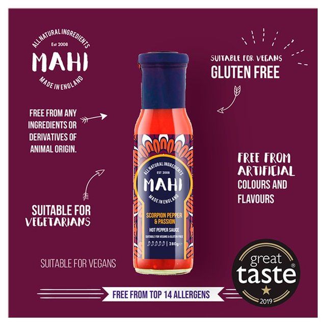 MAHI Scorpion Pepper &amp;amp; Passion Hot Sauce   280ml