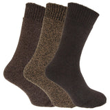 Mens Wool Blend Thermal Boot Socks (Pack Of 3) (UK 6-11)