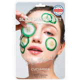 Kocostar Slice Makeup Prep Facial Mask - Cucumber slices