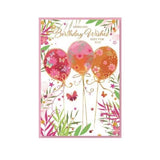 Simon Elvin Balloons Birthday Card (Pack of 6)