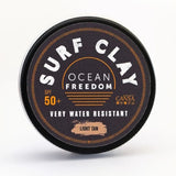 Ocean Freedom Surf Clay Mineral Zinc Sun Cream SPF 50+ Light Tan 50g