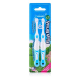 Brush Baby FirstBrush™ Baby Toothbrush Double Pack - Blue