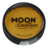 Moon Creations - Pro Face Paint Cake Pots - Mustard