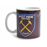 West Ham United FC Halftone 0.3kg Boxed Mug