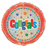 Unique Party Congrats Stars Foil Balloon