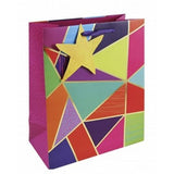 Eurowrap Geometric Gift Bag (Pack of 6) (M)