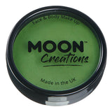 Moon Creations - Pro Face Paint Cake Pots - Grass Green