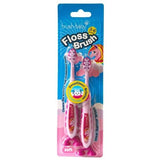 Brush Baby Unicorn FlossBrush™ Toothbrushes Double Pack (3-6 Years)