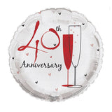 Simon Elvin 40th Anniversary Foil Balloon