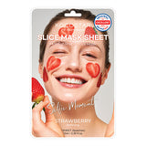 Kocostar Slice Mask Makeup Prep Facial Mask - Strawberry slices