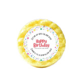Emily Victoria Triple Butter Soap Sponge- Happy Birthday- Banana Bliss