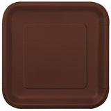 Unique Party Square Disposable Plates (Pack of 16)
