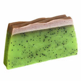 LUVYAH Cosmetics Kiwi Exfoliating Soap Bar Handmade Vegan