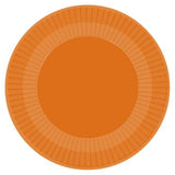 Amscan Paper Pumpkin Halloween Disposable Plates (Pack of 8)