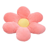 Livingandhome Daisy Shaped Seat Cushion Flower Throw Pillow
