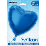 Unique Party Heart Foil Balloon (Pack Of 5) (18in)