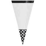 Amscan Cone Shaped Plastic Party Goodie Bags (Pack Of 10)