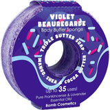 Bomb Cosmetics Body Buffer Soap Sponge - Violet Beauregarde