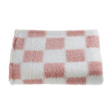 Livingandhome Cozy Soft Plaid Flannel Blanket Small