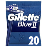 Gillette Blue II Men's Disposable Razors x20