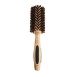 BASS Straighten and Curl Round Brush - Bamboo - Bristle - Medium