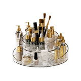 Livingandhome Circular Chic Makeup Storage with Brush Holder