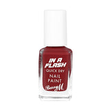 Barry M In A Flash Quick Dry Nail Paint - Maroon Motion