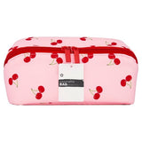 Superdrug Cherry Print Expandabe Cosmetic Bag