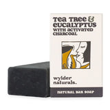 Wylder Naturals Tea Tree & Eucalyptus w/ Activated Charcoal Soap 120g