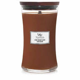 Woodwick Large Hourglass Stone Washed Suede Candle 610g