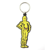 Star Wars Official Rubber Keyring (9 x 4cm)