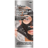 7th Heaven Mens Activated Charcoal Black Clay Peel-Off Mask