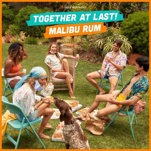 Malibu Original White Rum with Coconut Flavour   1L