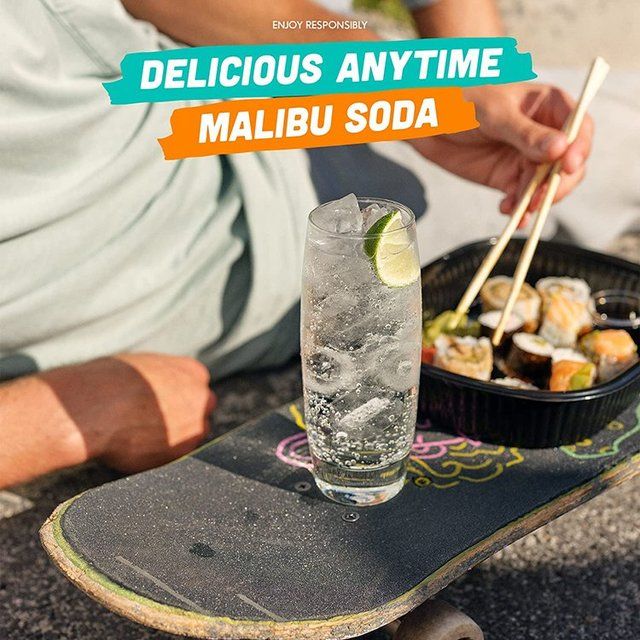 Malibu Original White Rum with Coconut Flavour   1L