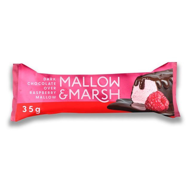 Mallow &amp;amp; Marsh Raspberry &amp;amp; 70% Dark Chocolate Marshmallow Bar   35g