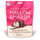 Mallow &amp;amp; Marsh Vanilla Marshmallows Coated in Milk Chocolate   100g