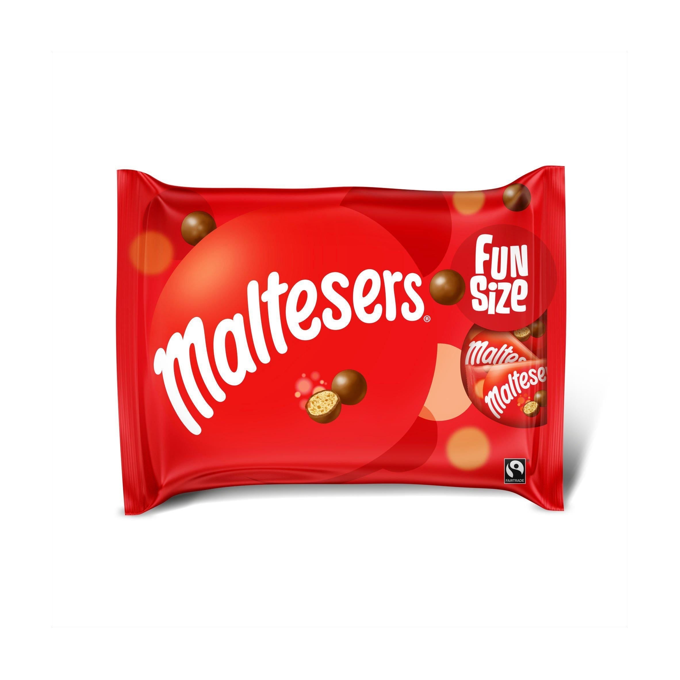 Maltesers Milk Chocolate &amp;amp; Honeycomb Funsize Snack Bags Fairtrade 214.5g