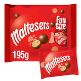 Maltesers Milk Chocolate &amp;amp; Honeycomb Funsize Snack Bags Fairtrade 214.5g