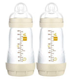 MAM Colours of Nature Anti Colic Self Sterilising Bottle 260ml - 2 Pack