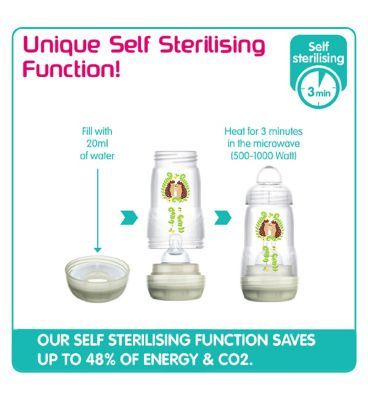 MAM Easy Start Anti-Colic 160ml Bottle &amp;ndash; 2pk Unisex Shell