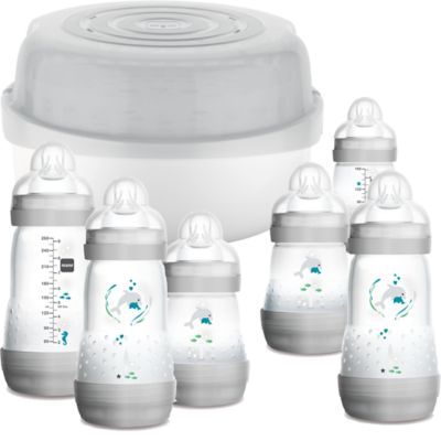 MAM Easy Start Bottle &amp;amp; Microwave Steriliser Set