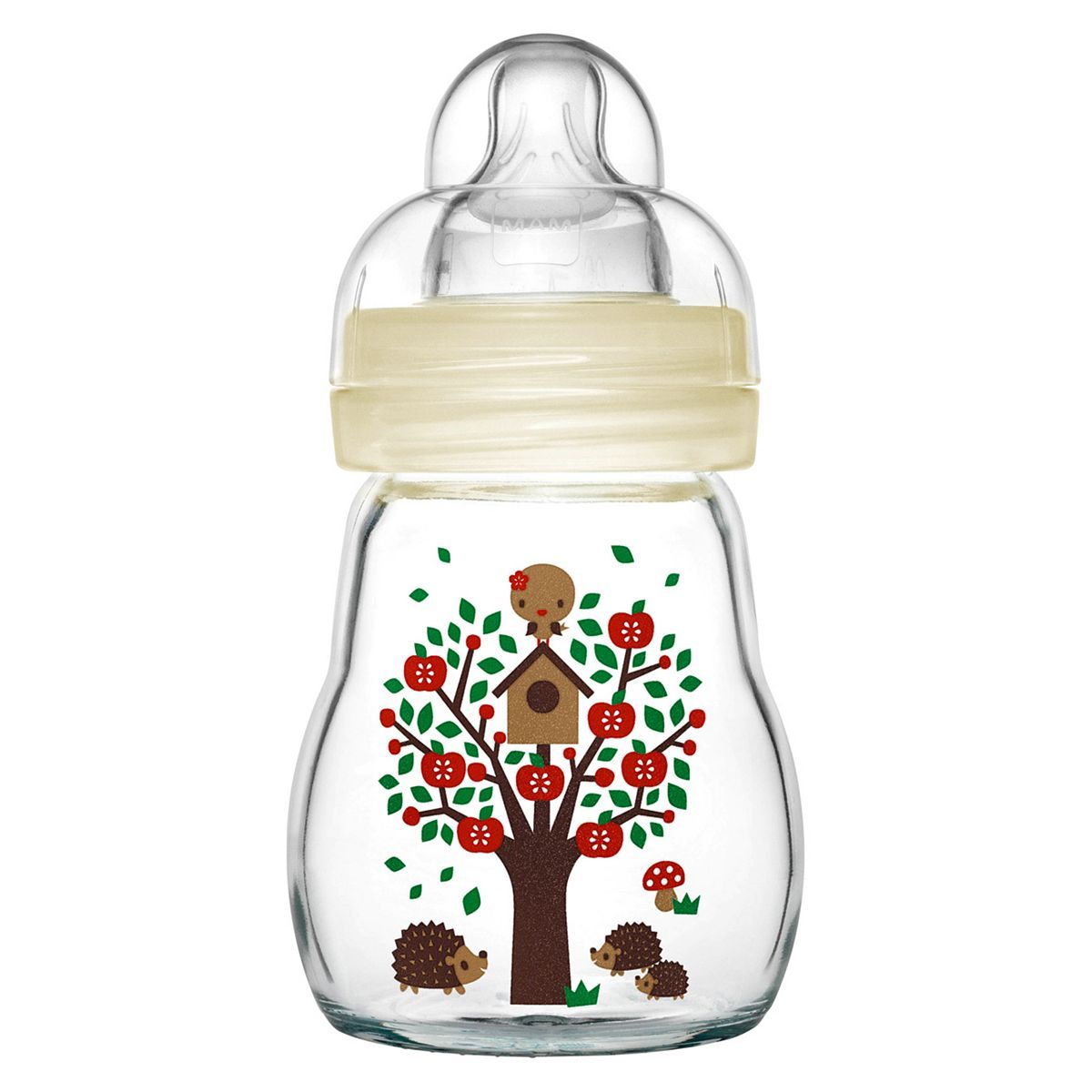 MAM Feel Good Glass Bottle 170ml &amp;ndash; White