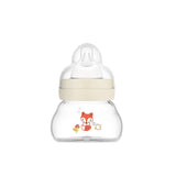 MAM Feel Good Glass bottle, 90ml with Extra Slow Flow teat