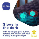 MAM Night 6+m Soother 2pk   2 per pack