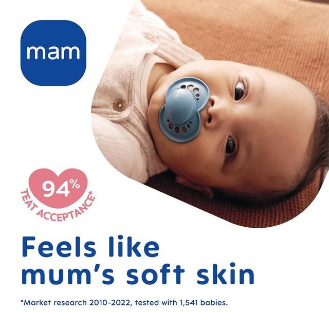 MAM Night 6+m Soother 2pk   2 per pack