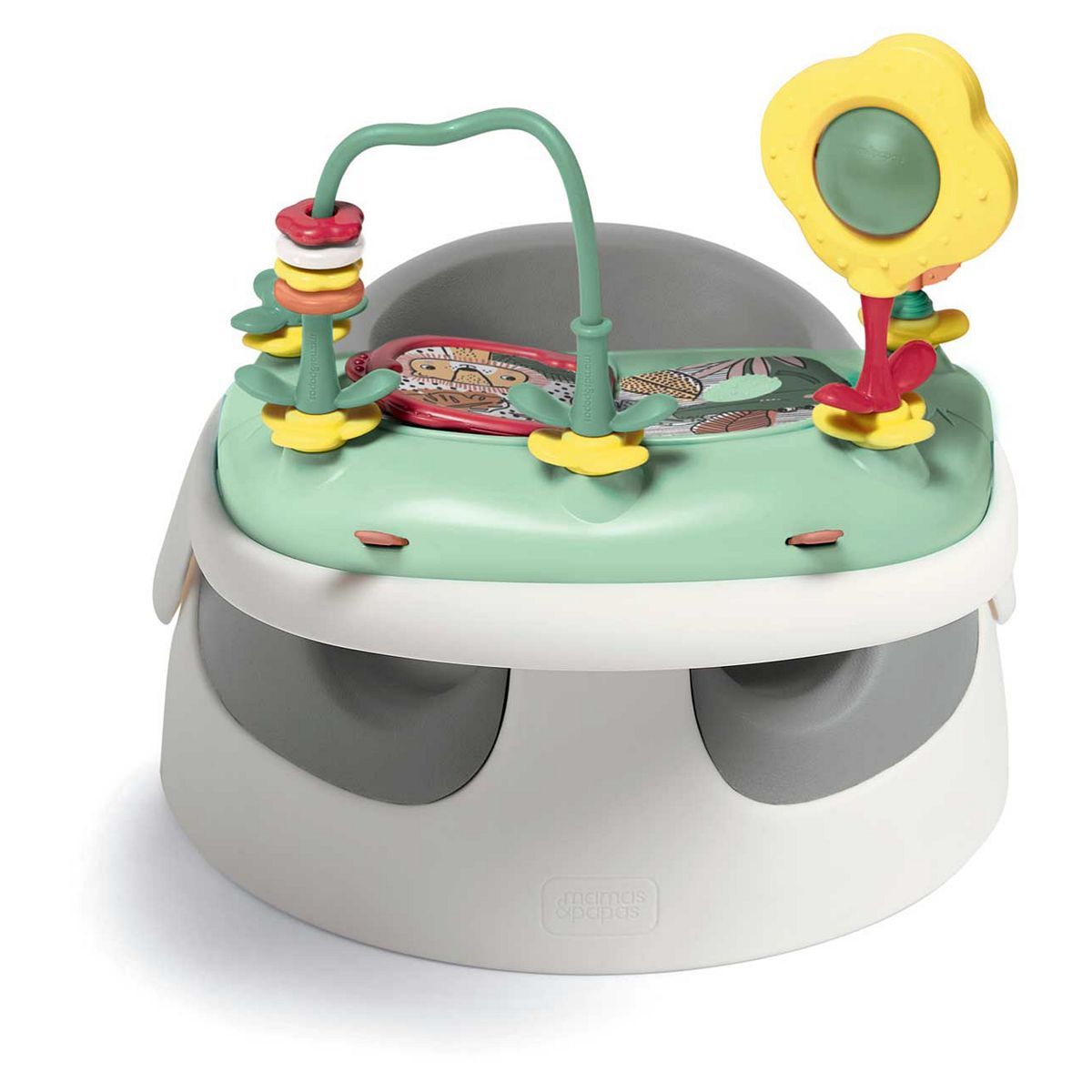 Mamas &amp;amp; Papas Baby Snug and Activity Tray Pebble Grey