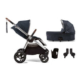 Mamas &amp;amp; Papas Ocarro 4 Piece Essential Bundle - Navy Flannel